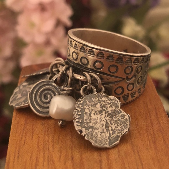 Silpada Cha-Cha Sterling Silver Pearl Ring - Picture 6 of 16